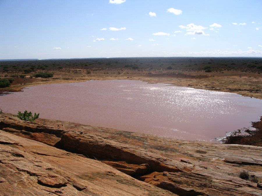 Mudanda Rock rising over Tsavo East